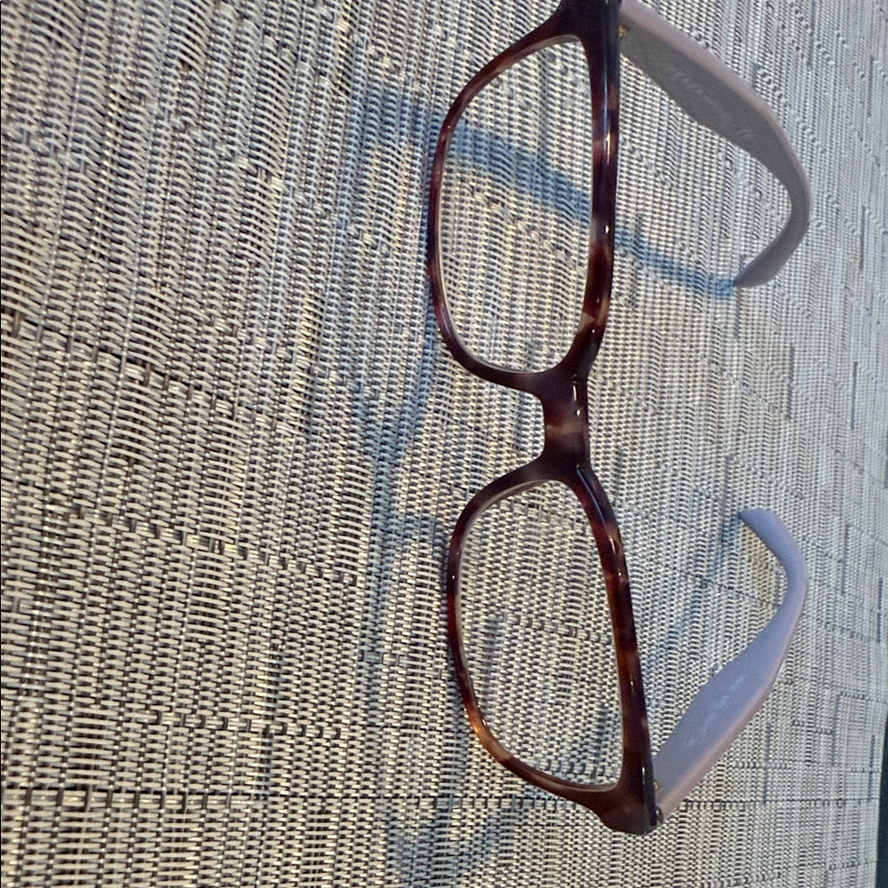 Prada Brown and Gold Eyewear